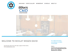 Tablet Screenshot of mogen-david.org